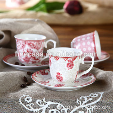 100CC Elegant Ceramic Cup and Saucer